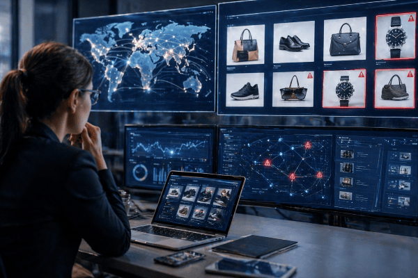 Surveillance de contrefaçon de marque